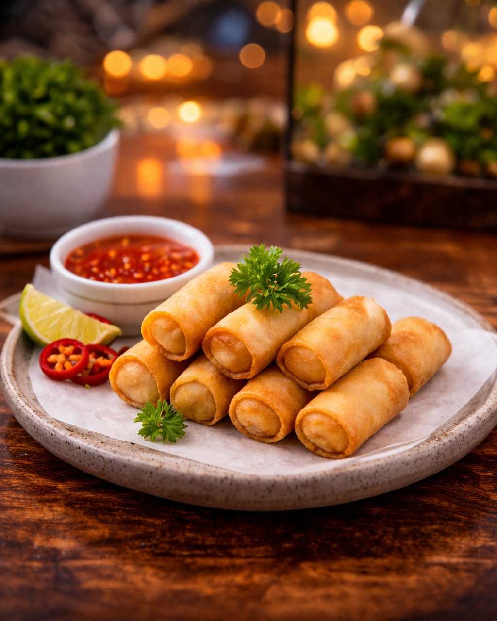 Mini spring rolls